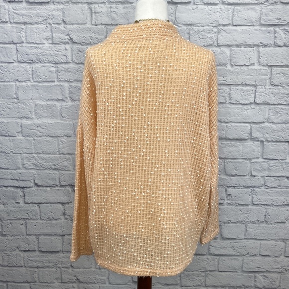 Fantastic Fawn Raised Textured Dots Sweater - Picture 3 of 6